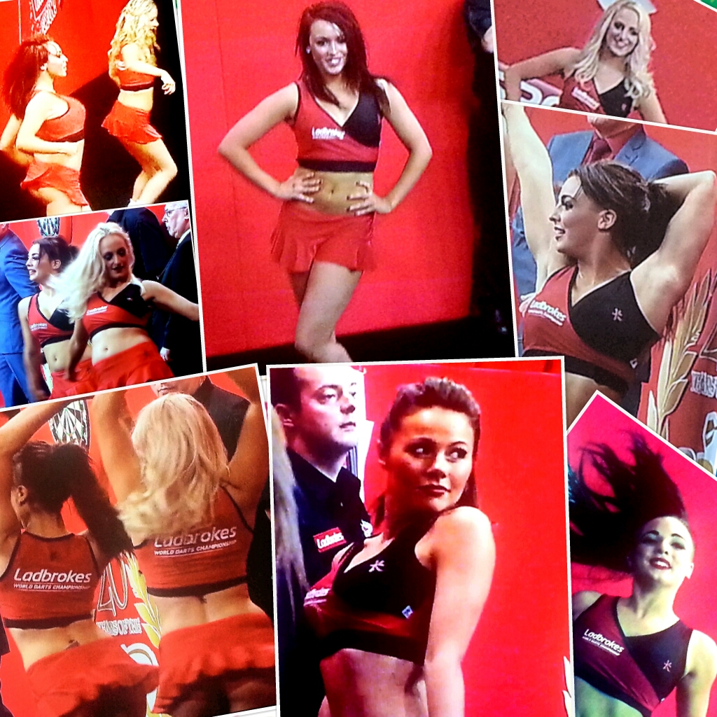 The Hammerettes @ the darts world championships 2012/2013