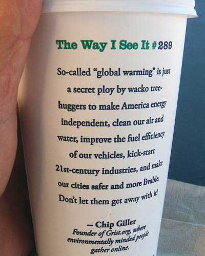 Chip Gillers view of global warming.