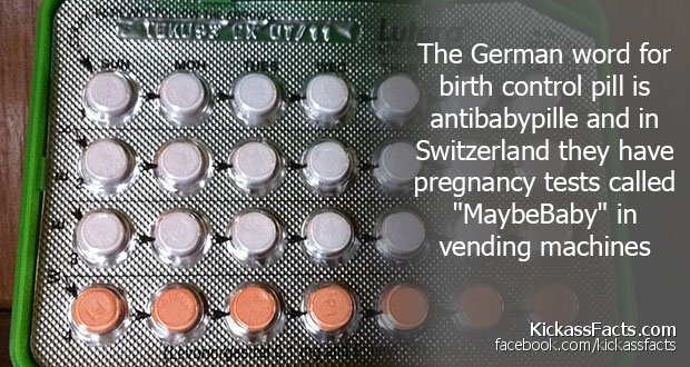 lutera birth control - Teklogen The German word for birth control pill is antibabypille and in Switzerland they have pregnancy tests called "MaybeBaby" in vending machines KickassFacts.com facebook.comkickassfacts