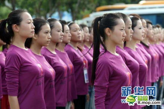 Hostess Girls from Asian Games in Guangzhou, China