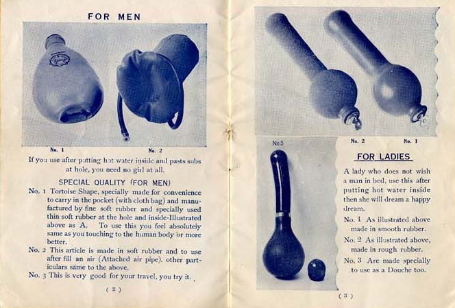 Sex Toy Catalogue in 1930's from Japan