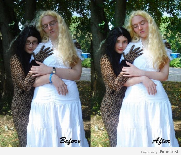 cosplay before and after - Before After Enjoy using Funnie.st