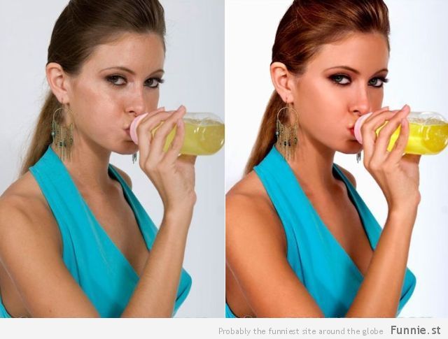 models before and after photoshop - Probably the funniest site around the globe Funnie.st