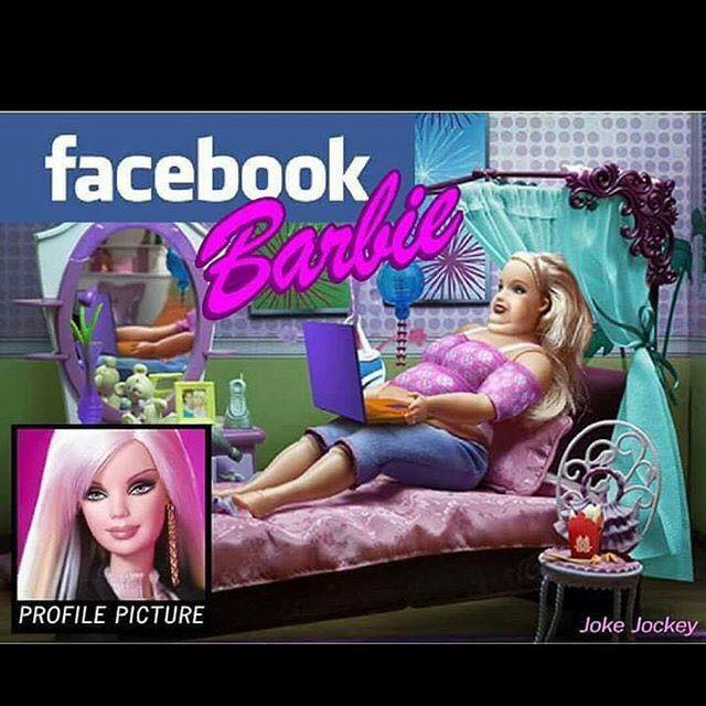 Tuesday meme about facebook barbie - facebook Ibaru Profile Picture Joke Jockey