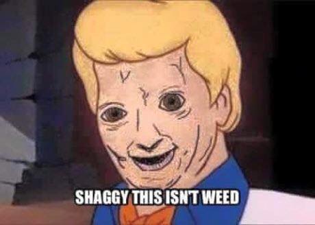 Savage AF Friday meme about Fred having a bad trip