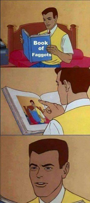 Savage AF Friday meme of Peter Parker finding his photo in a book