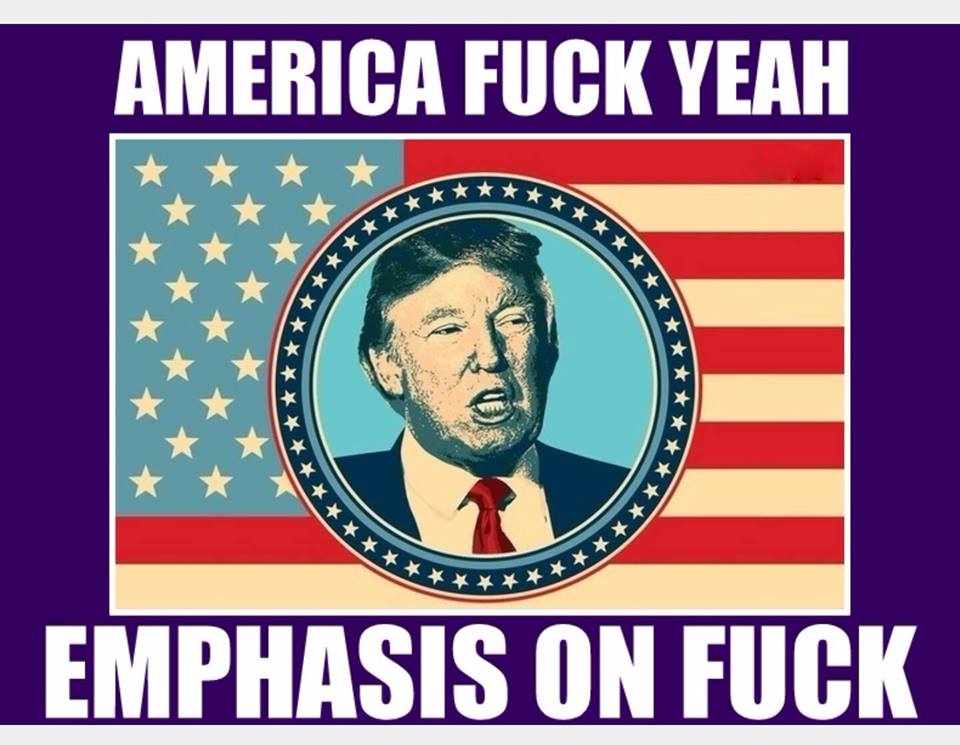 memes - american flag donald trump - America Fuck Yeah xx Xxx Emphasis On Fuck