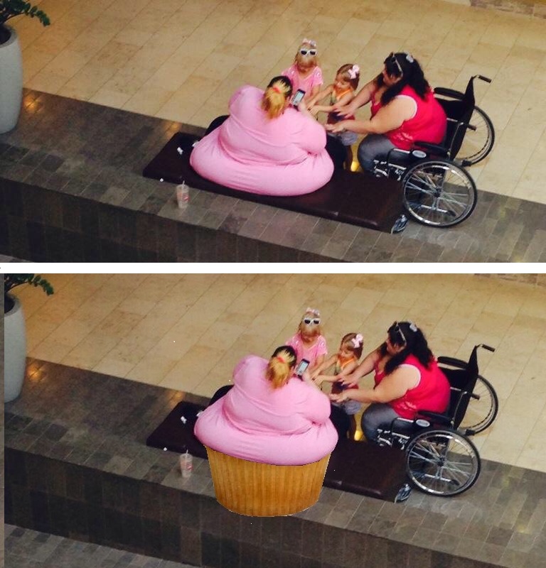 memes - fat lady cupcake