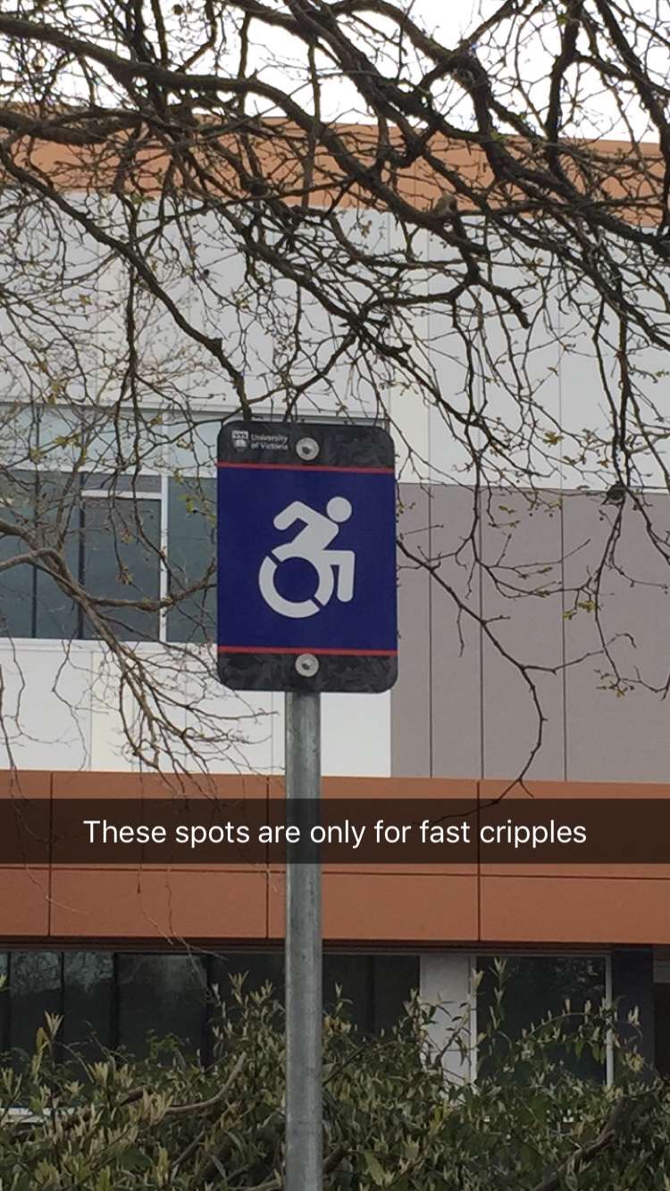 memes - savage disabled memes - por el These spots are only for fast cripples