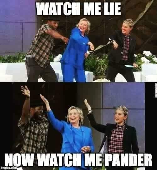 Tuesday meme of Hillary Clinton doing her own version of the nae nae