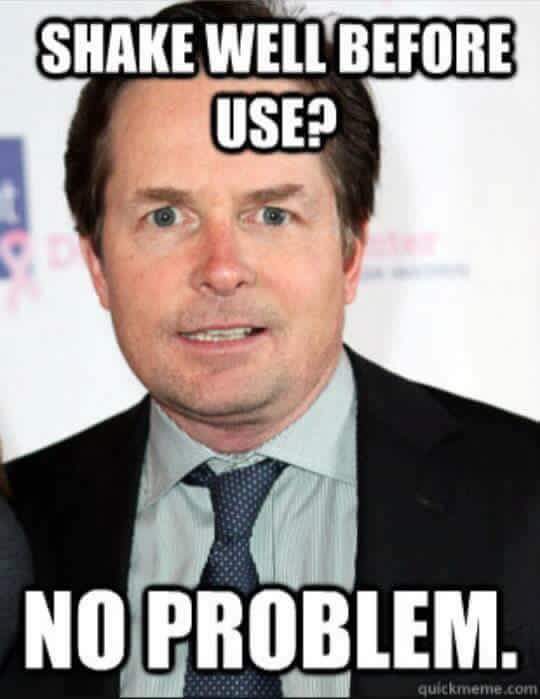 Tuesday meme about Michael J Fox having Parkinsons
