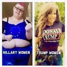 memes - hillary women trump women - Donald Trump Mengels Hillary Women Trump Women