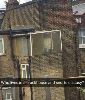 savage meme about lives in a crackhouse and snorts ecstasy - Who lives in a crackhouse and snorts ecstasy?