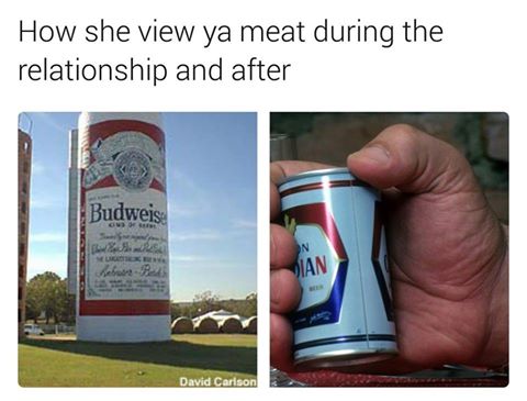 Savage meme nsfw meme offend - How she view ya meat during the relationship and after Budweis wi be David Carlson