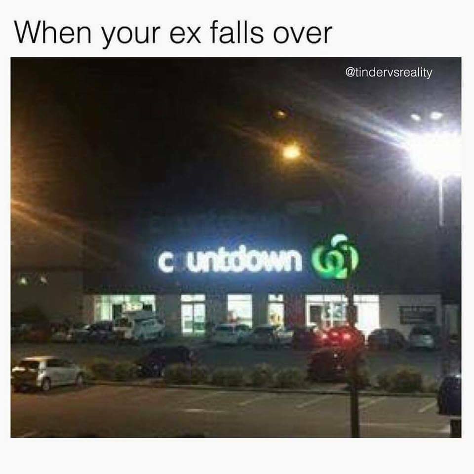 memes - your ex falls down - When your ex falls over c untdown