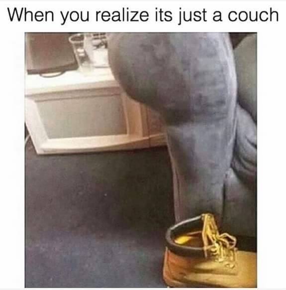 memes - 34 savage memes - When you realize its just a couch