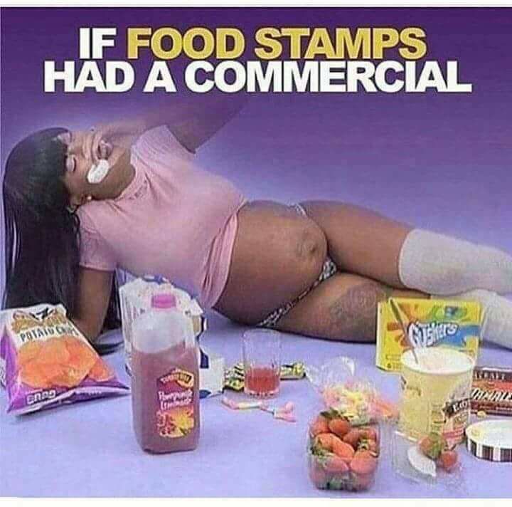 Wednesday meme about what a commercial for food stamps would look like
