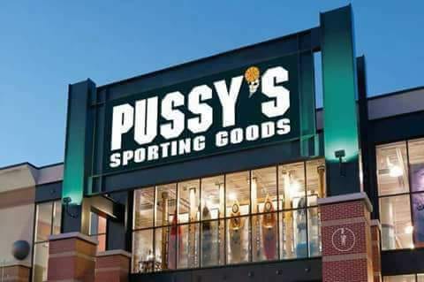 Savage Thursday meme about gun control with Dick's sporting goods changed into Pussy's sporting goods