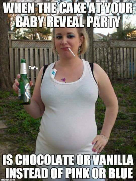 savage Tuesday Meme about a redneck baby reveal party