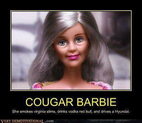 Savage Friday MEME of an aging Barbie doll