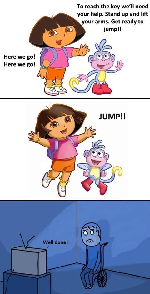 savage meme of a dora the explorer tamil meme - To reach the key we'll need your help. Stand up and lift your arms. Get ready to jump!! Here we go! Here we go! Here we go! Jump!! Well done!