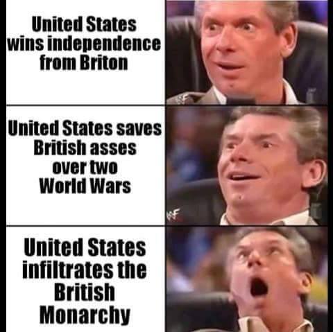 u mum gay meme - United States wins independence from Briton United States saves British asses over two World Wars United States infiltrates the British Monarchy