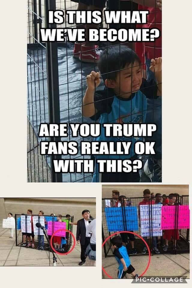 tuesday meme of family separation meme - His This What Iwe Ve Become? Nare You Trump Fans Really Ok With This? in ost a li On PicCollage