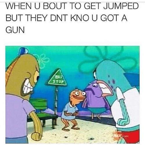 many times do i need to teach you this lesson old man gif - When U Bout To Get Jumped But They Dnt Kno U Got A Gun Eu Stop