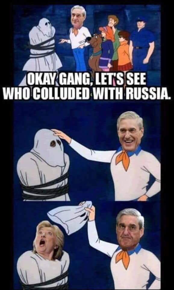 let's see who is behind this mask - Okay Gang, Let'S See Who Colluded With Russia.