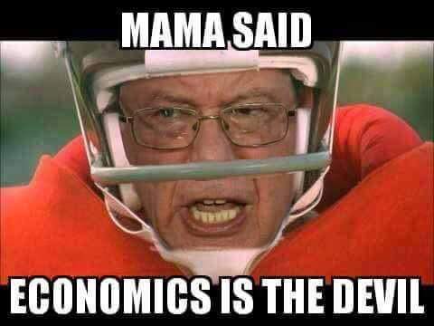 photo caption - Mama Said Economics Is The Devil