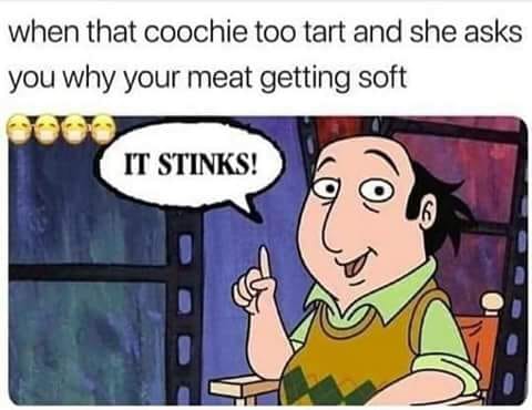 critic dvd - when that coochie too tart and she asks you why your meat getting soft It Stinks!
