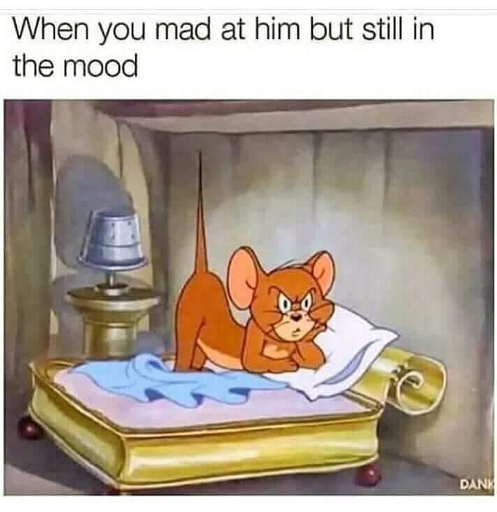 jerry memes - When you mad at him but still in the mood Dank