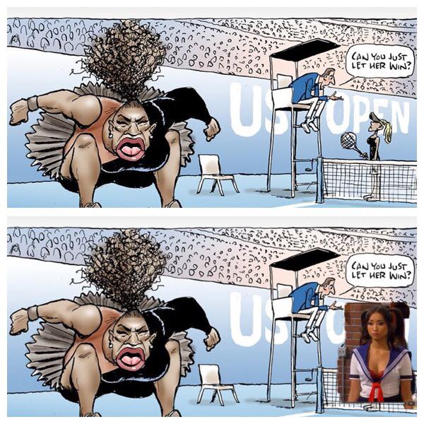 memes- venus williams caricature - Sa an ho con intento 002 Ion A . Wohse A . 237 Can You Just Let Her Win? . 090 Cms Uvo . Can You Just Let Her Win? Cras