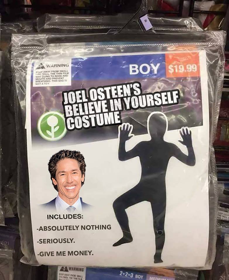 absent father obvious plant - Warning Boy $19.99 S Awaho Small Cate Then May Clino To Nose And Mouth Anorevent Breatno Teso Not Toy Joelosteen'S Believe In Yourself Costume Includes Absolutely Nothing Seriously. Give Me Money. Warning Kuror Tete 223 Boy M