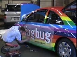Along the way, Erin discovered other, more serious hate crimes, and had people attempt to remove the graffiti, and experimented with having a male drive her car. After driving the Fagbug for 1 year.