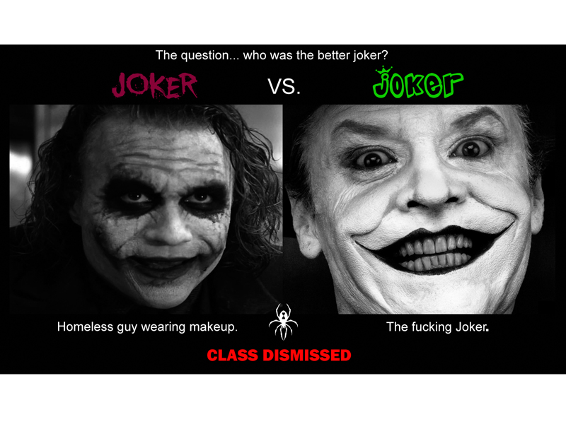 Who's the better Joker?  Heath or Jack?
