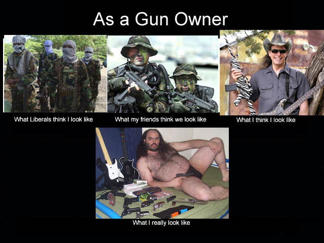 As a gun owner perception vs reality