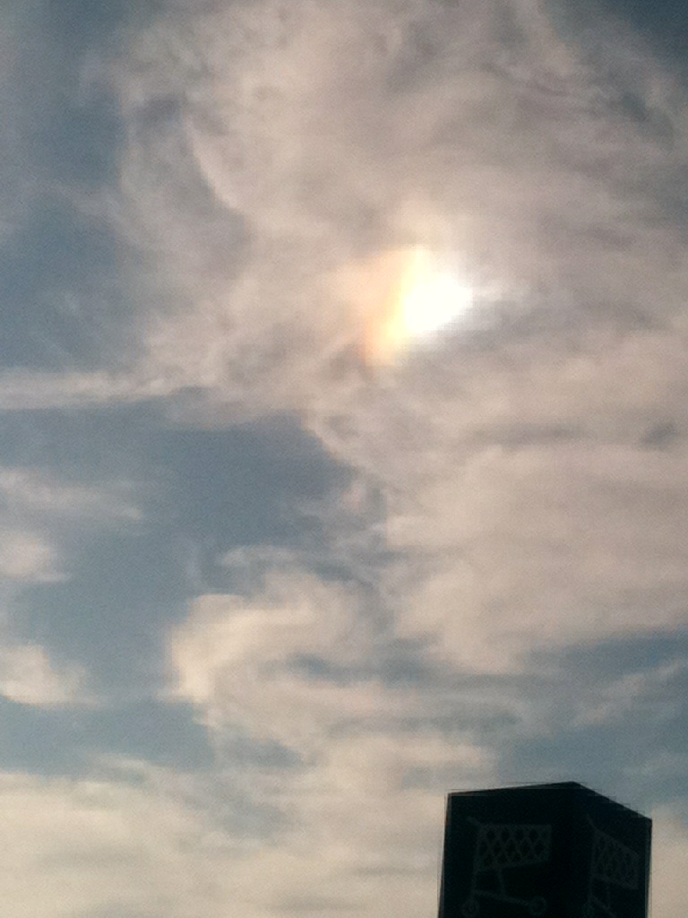 Rainbow Patch Seen Over San Diego