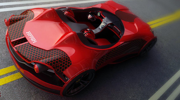 The Ferrari Millenio Electric super-car