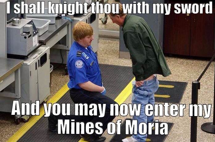 A brave TSA knight is given the honor he deserves.