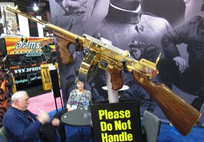 Gold Blinged out guns