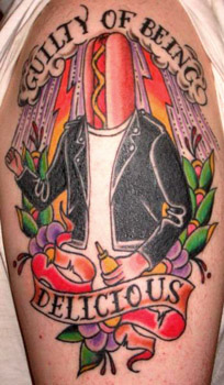 hot dog tattoo - Dettcto Us