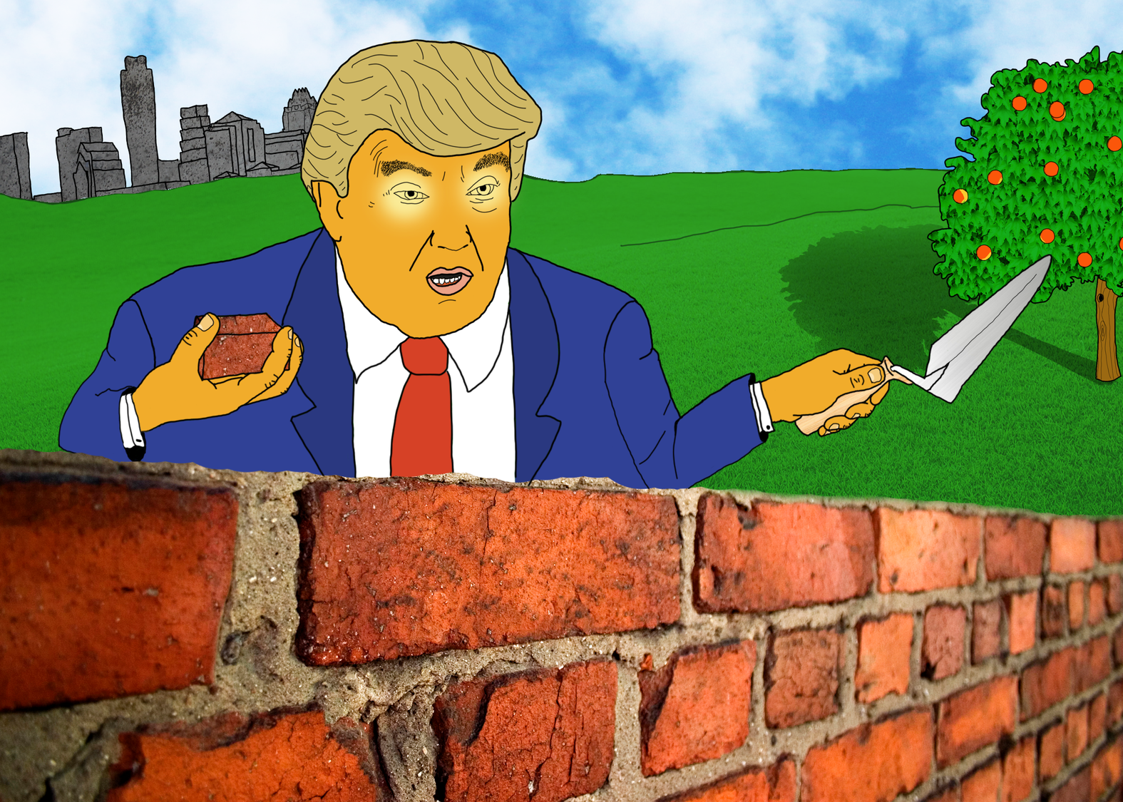 Trump Builds His Wall