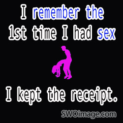 I Remember the 1st time i had sax