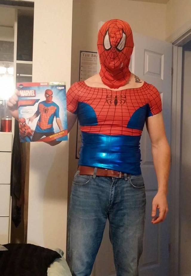 spiderman costume expectation vs reality - The Br