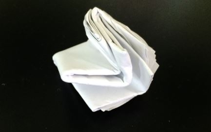 No piece of paper can be folded in half more than seven times.