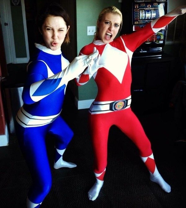 1f4g6b8t5 girls acting goofy in superhero outfits