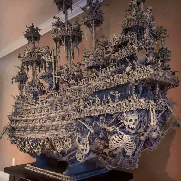 Hand Made Ghost Ship