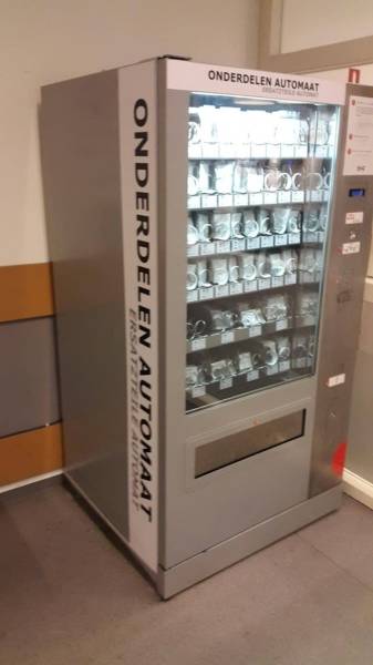 This Ikea vending machine sells spare parts since you'll inevitably lose a screw at some point: