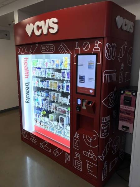 This school vending machine is basically a virtual CVS pharmacy: